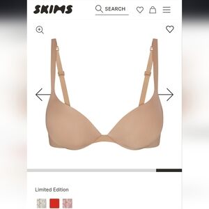 SKIMS Tear Drop Clay Color Bra